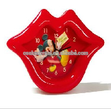 reloj con forma de labio / decoración dental / regalos dentales / productos culturales dentales