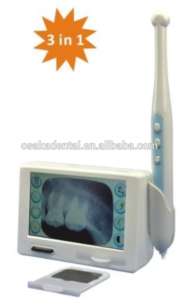 Cámara intraoral LCD de 5 pulgadas / endoscopio con lector de película de rayos X