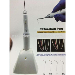 Sistema económico de obturación de gutapercha inalámbrico / pluma de obturación dental
