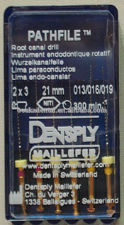 Archivos originales Dentsply Maillefer Dentsply PATHFILE / material endodóntico / archivos dentales