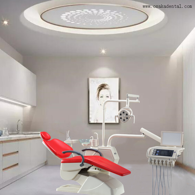 Unidad de sillón dental suave y estable con unidad de rayos X