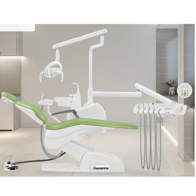 Nueva unidad de sillón de paciente dental con lámpara de 6 LED
