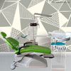 Pedal de pie Silla dental económica con unidad operativa