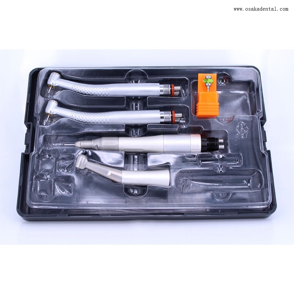 Kits de pieza de mano LED de alta y baja velocidad para odontología
