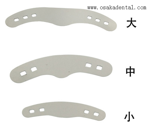 Bandas de matriz con orificio para tratamiento dental para pieza de mano dental