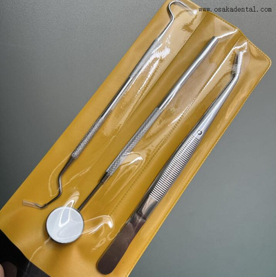 Espejos + puntas + pinzas para instrumentos dentales para dentista
