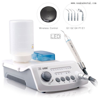 Escalador ultrasónico dental de control inalámbrico con pieza de mano desmontable LED OSA-AG8