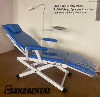 Unidad de sillón dental portátil Sillón dental plegable Sillón dental móvil