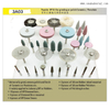 Kit de fresas de diamante dental Popular kit HP para moler o pulir cerámica o porcelana
